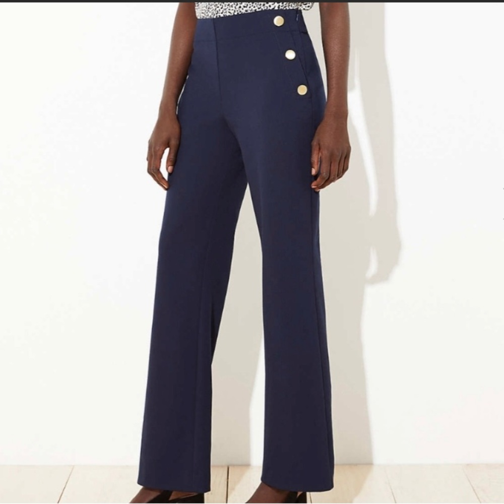 Loft Wide Leg Trousers 4P